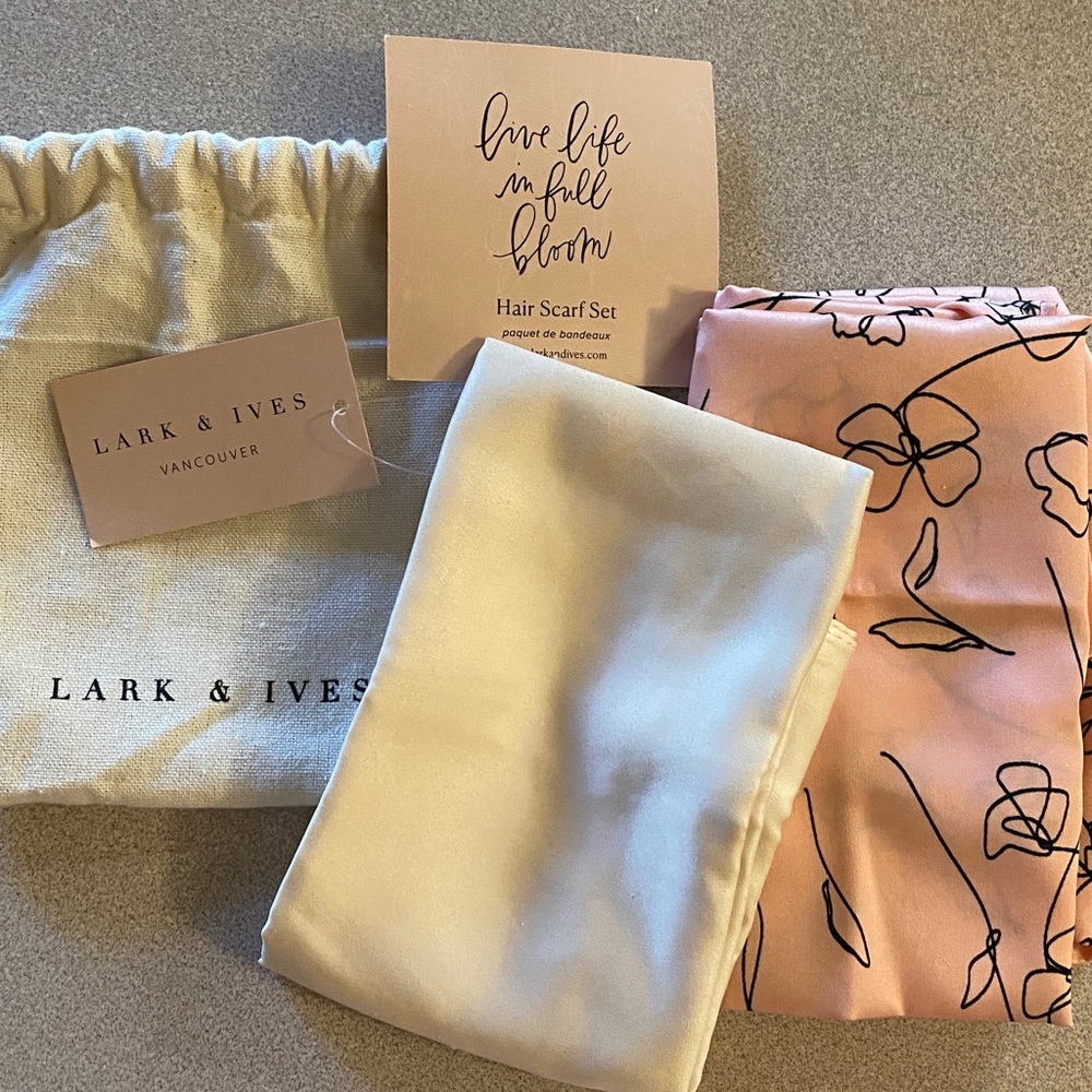Lark & Ives hair scarf set